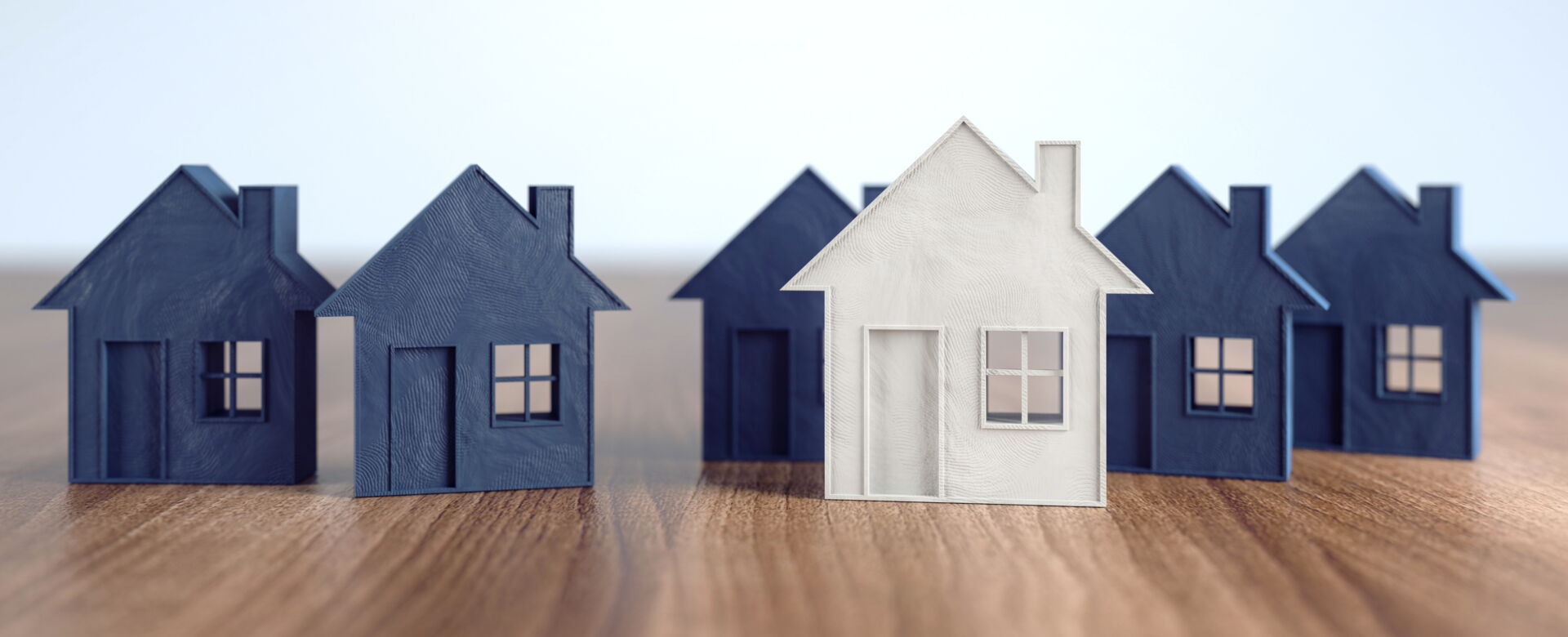 Symbolbild für unterschiedliche Immobilienangebote.